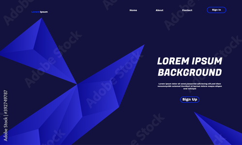 vector of modern abstract geometric landing page background eps part 4