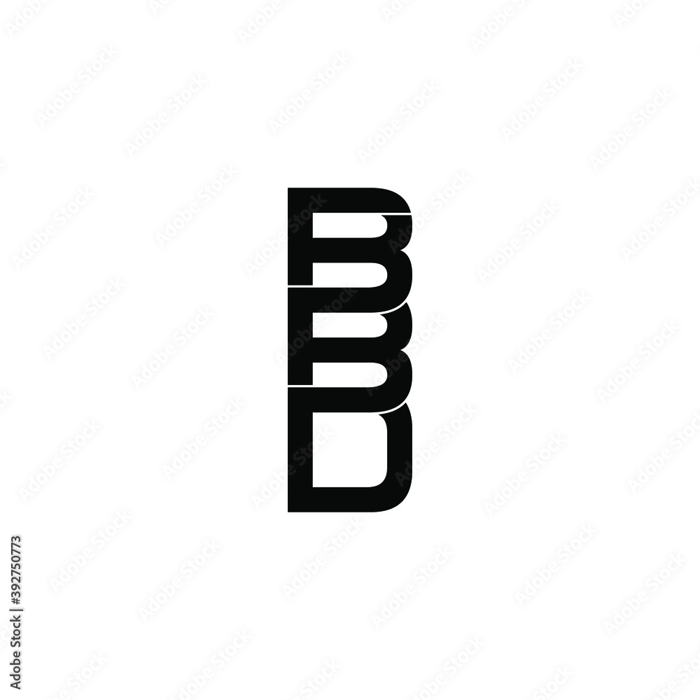 bbd letter original monogram logo design bbd letter original monogram logo design
