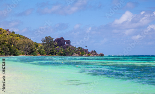 Amazing island of Seychelles in tropical paradise © Aliaksandr