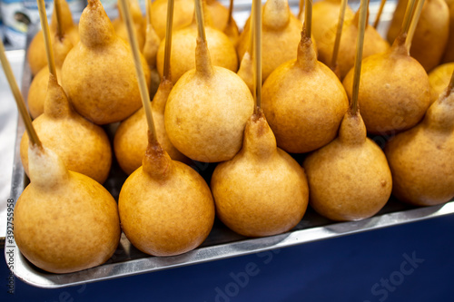 Bilde på lerret Porn Neng, popular Thai snack, Corn Dogs