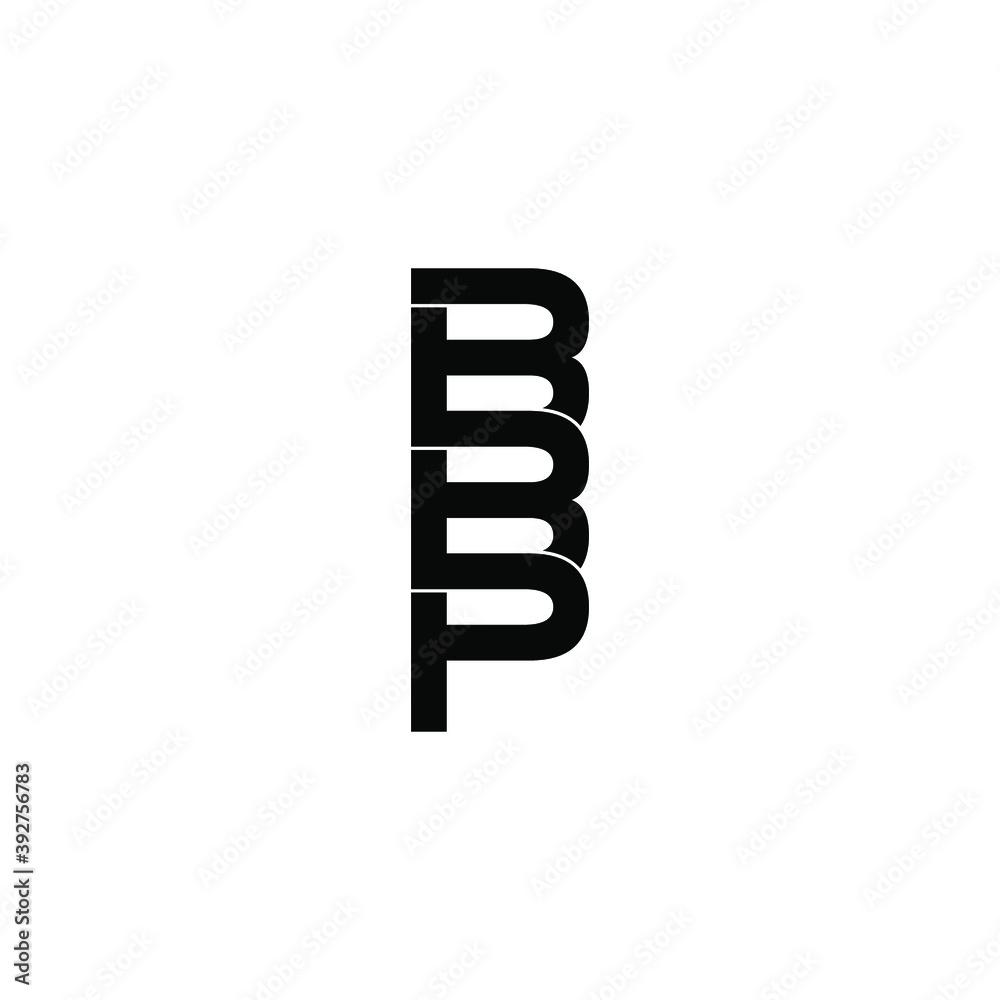 bbp letter original monogram logo design bbp letter original monogram logo design