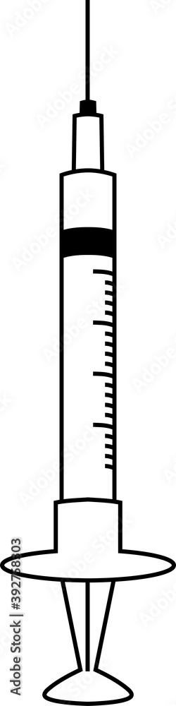 Monochrome Simple Colorful syringe Monochrome Simple Colorful syringe