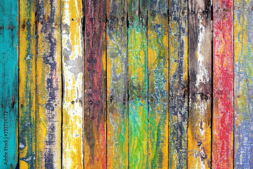 close up of grunge wooden panel background 