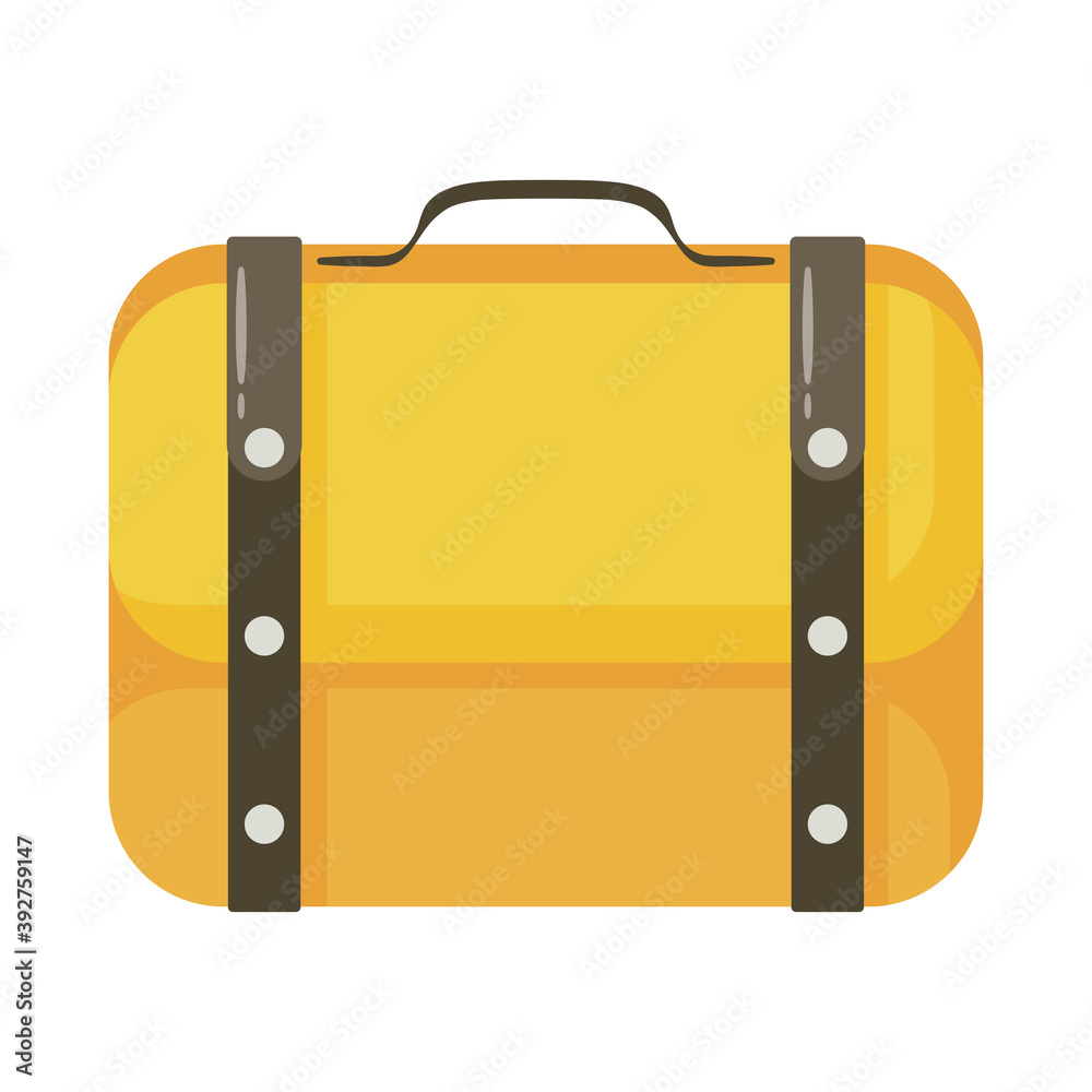 travel suitcase flat style icon travel suitcase flat style icon