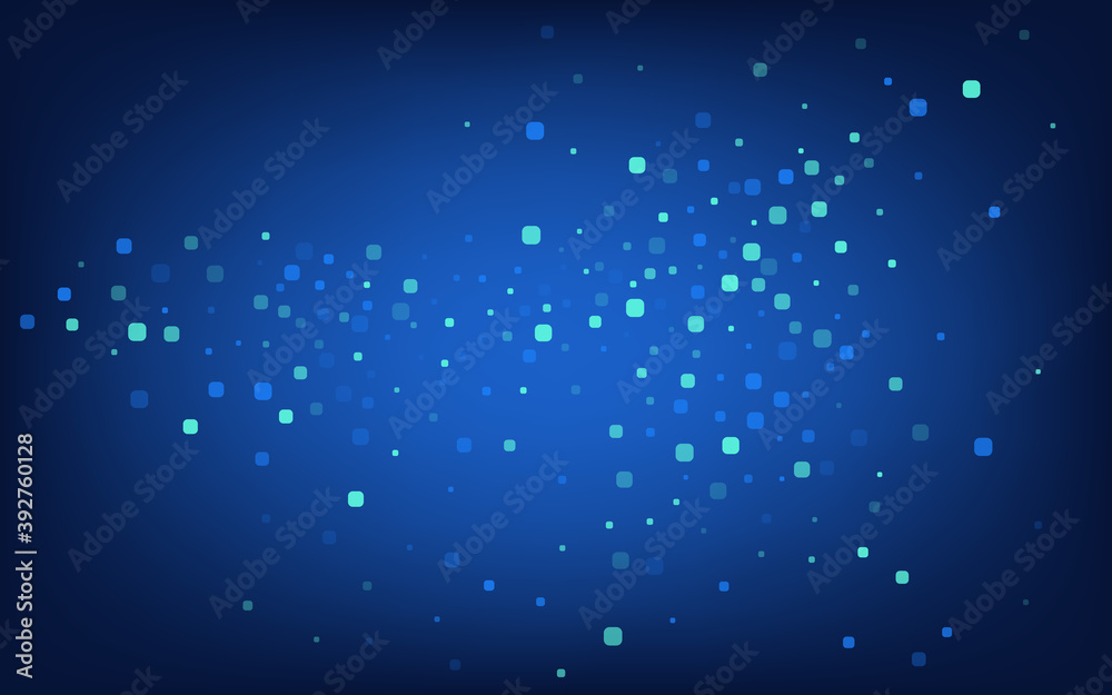 Turquoise Particle Abstract Blue Vector 
