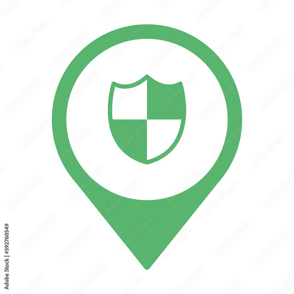 shield guard in pin location shield guard in pin location