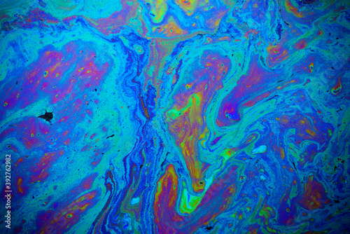 Abstract liquid background oil slick
