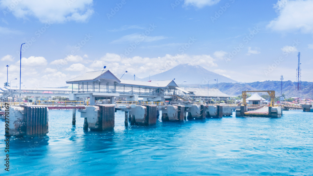 Fototapeta premium Ketapang Ferry Port which connecting Java and Bali