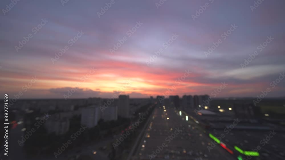 Cityscape lens blur. Defocused background Cityscape lens blur. Defocused background