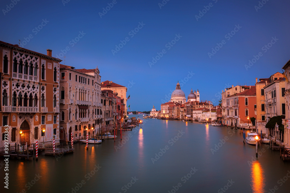 Twilight over Venice and the Grand Canal
