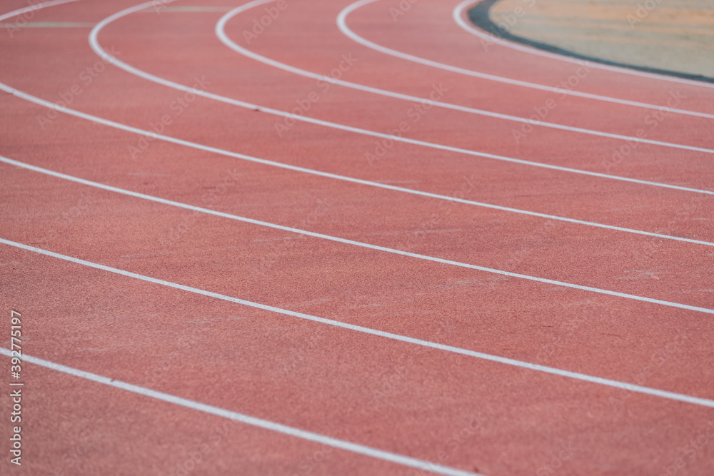 Fototapeta premium Track and field lane