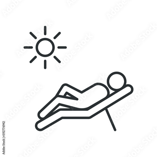 Sunbath icon