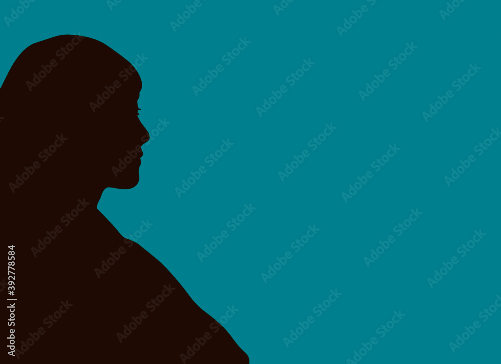 女性シルエット 女性シルエット