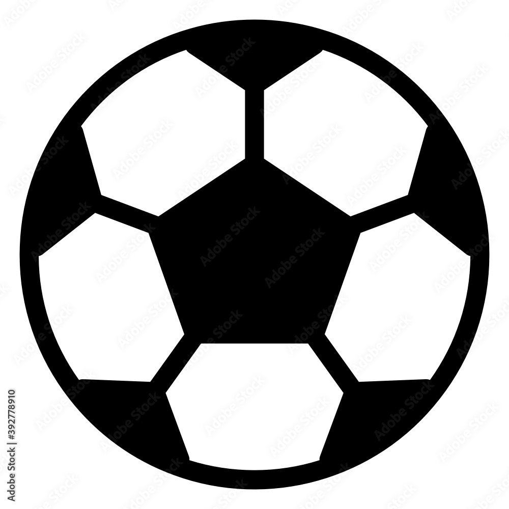 A filled design icon of football
A filled design icon of football