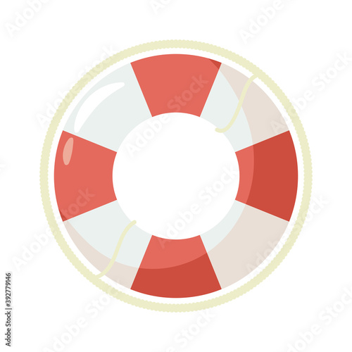 lifeguard float flat style icon
