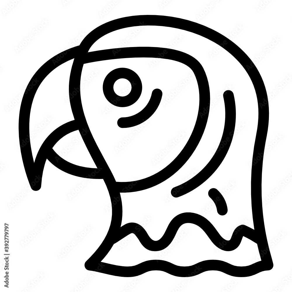 Eagle face vector in modern filled style
Eagle face vector in modern filled style