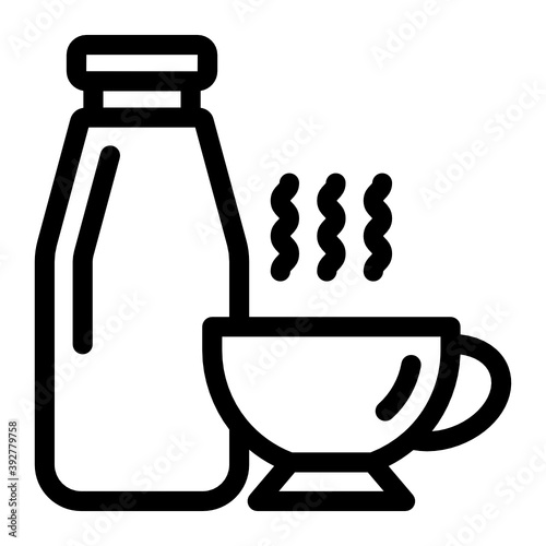 
Vector design of singaporean traditional tea 
