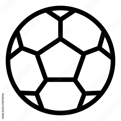  A chequered football solid icon 
