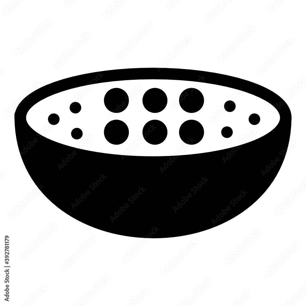 Icon of sweet bowl in modern filled style
Icon of sweet bowl in modern filled style
