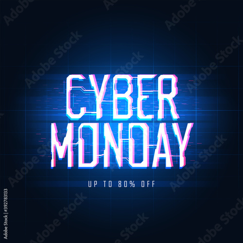Cyber monday sale layout background. for promotion art template or background cover banner design. Vector illustration