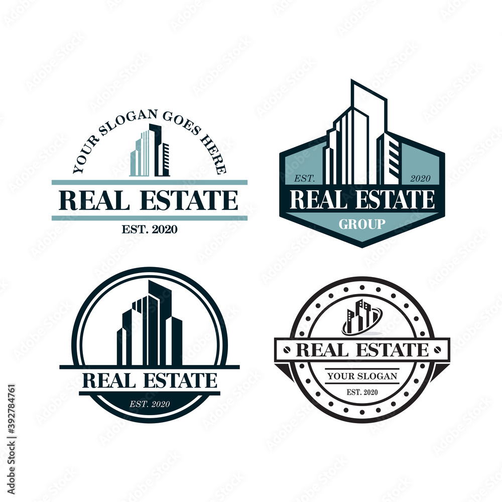 A Set Of Building Vector , A Set Of Real Estate Logo A Set Of Building Vector , A Set Of Real Estate Logo