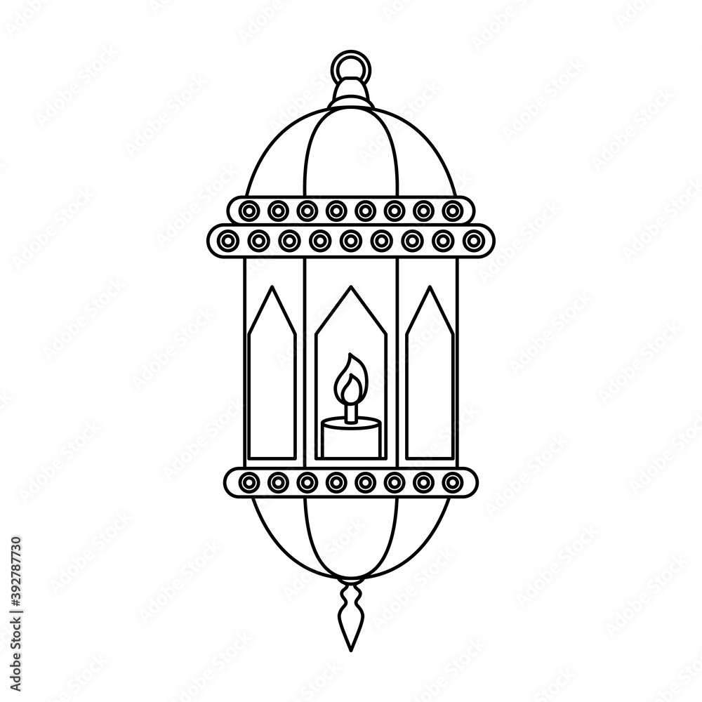 lamp and candle decoration line style lamp and candle decoration line style