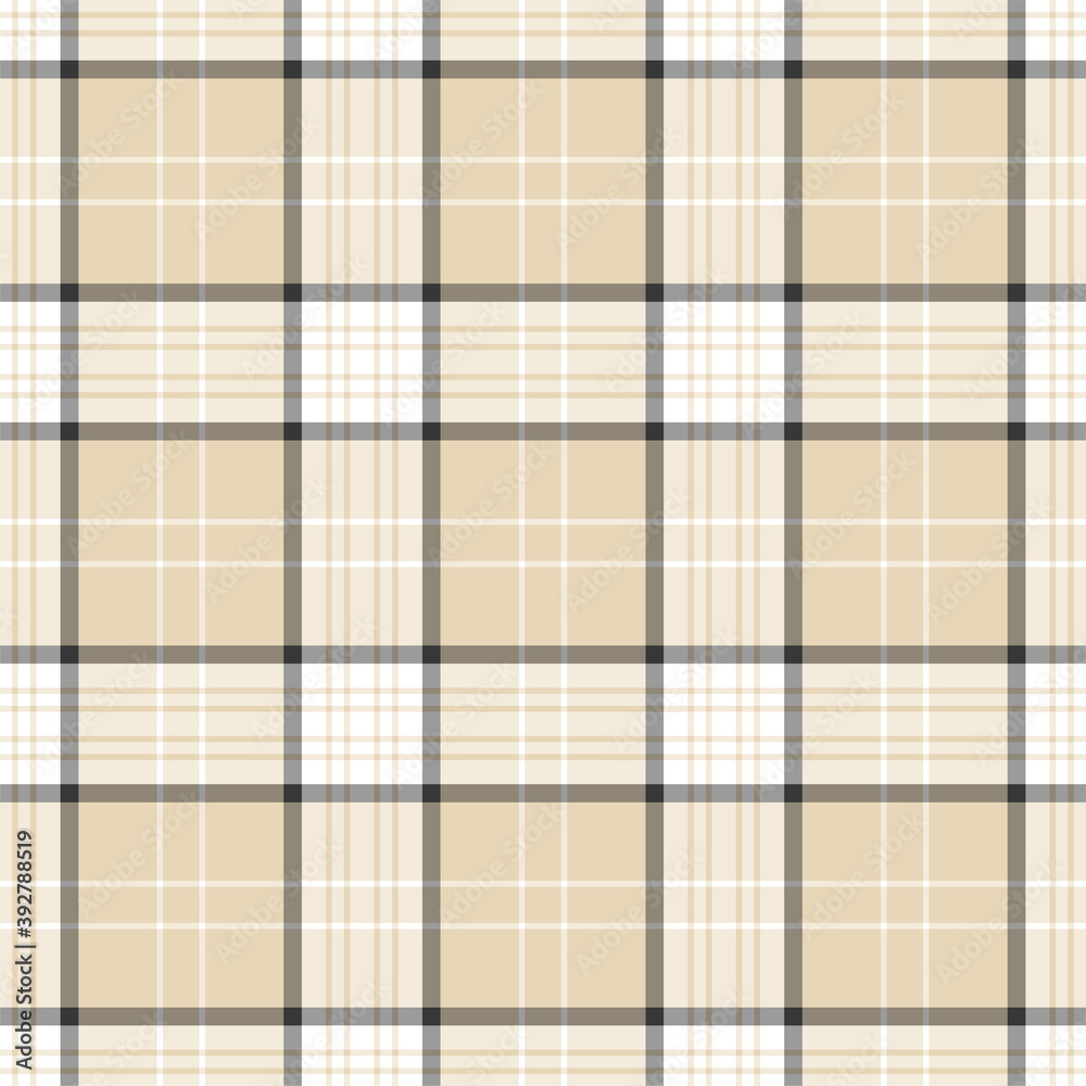 Obraz premium Plaid seamless pattern. Vector background of textile ornament. Flat fabric design.