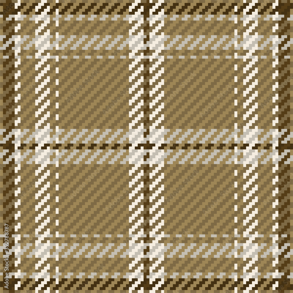 Fototapeta premium Seamless pattern of scottish tartan plaid. Repeatable background with check fabric texture. Vector backdrop striped textile print.