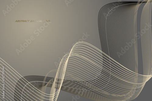 Modern abstract background, curved lines. wavy pattern. curved linear pattern