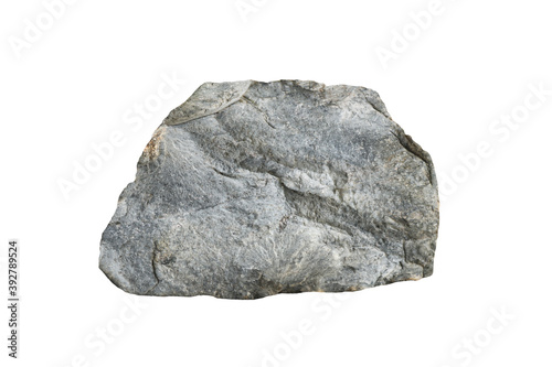 limestone and chert rock isolated on a white background.