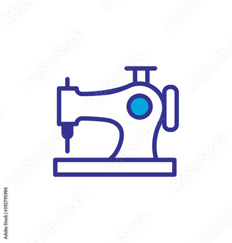 sewing machine icon, vector, design trendy