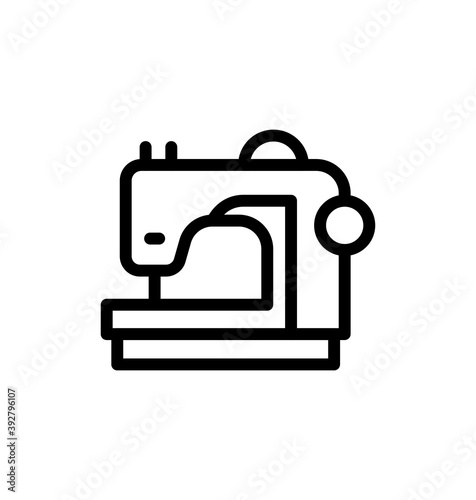 sewing machine icon, vector, design trendy