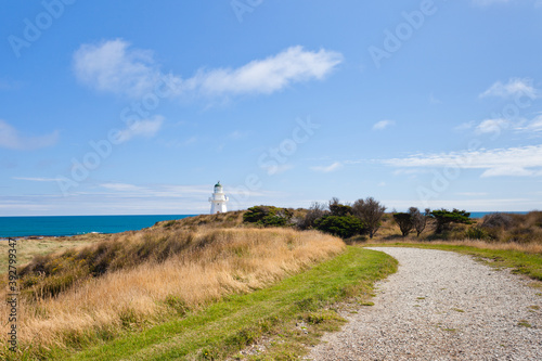 Path to Waipapa Point Lighthouse The Catlins of NZ