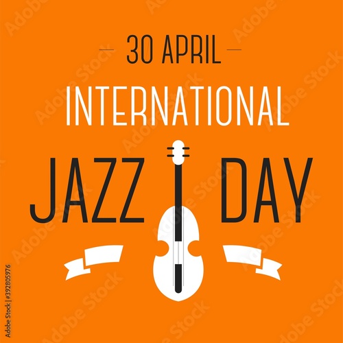 Jazz international day celebration violin musical instrument