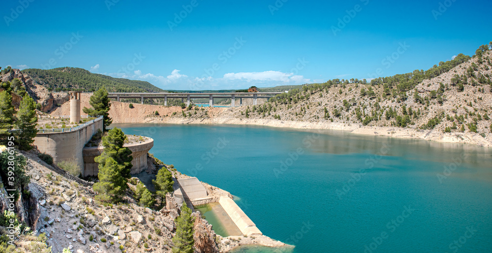 Contreras reservoir between the Community of Valencia and Castilla La Mancha.
