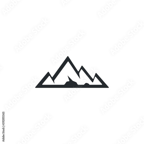 High Mountain icon  Logo Business Template