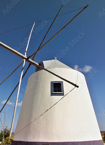 Traditional windmill in Castro Marim, Algarve - Portugal