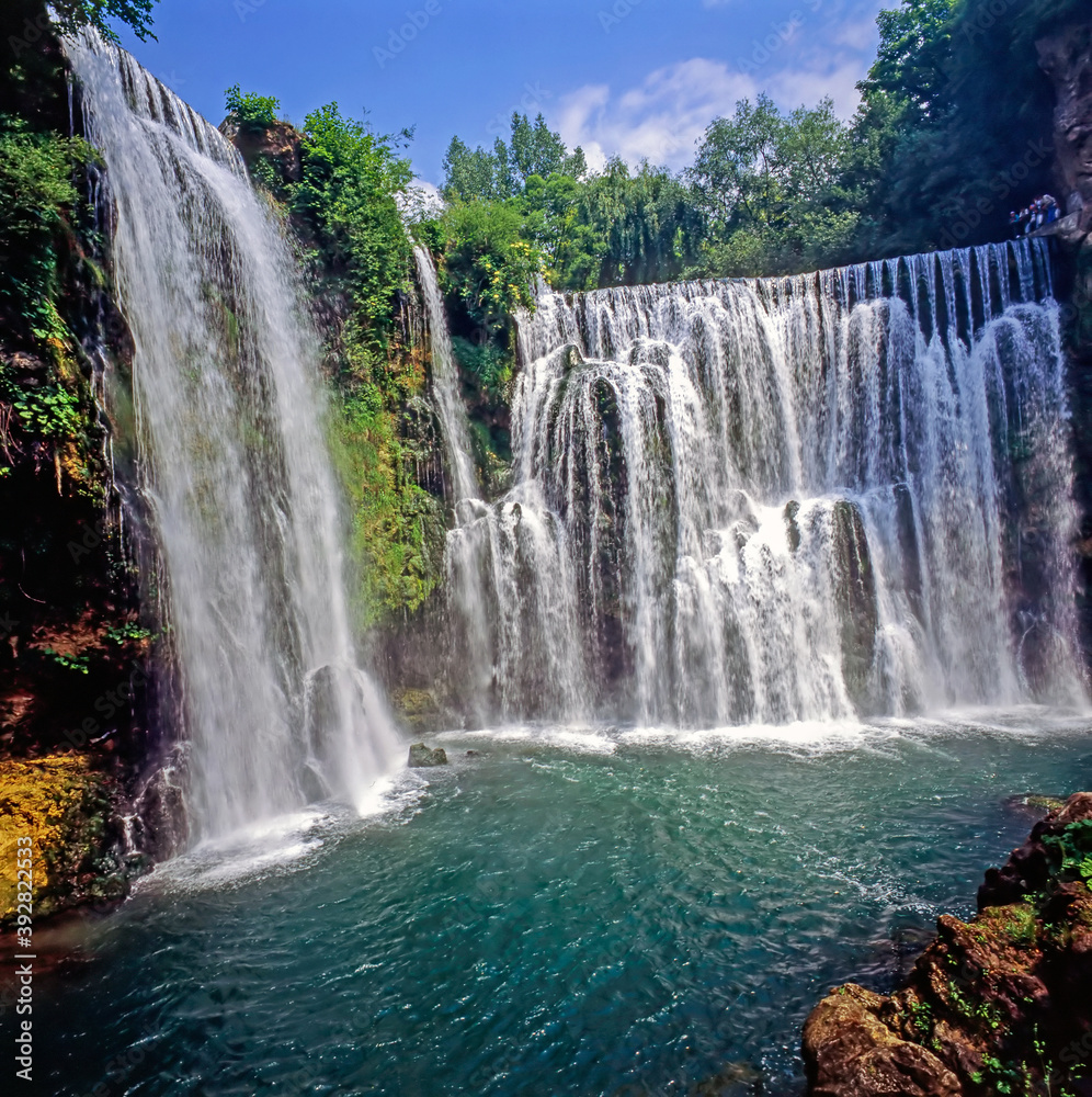 Waterfalls in Jajce, Bosnia-Herzegovina