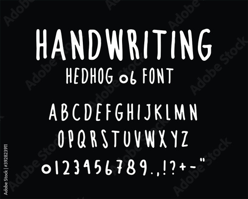 Handwritten calligraphy alphabet. Creative vector typography can be used for designs, posters, invitations, prints, etc. Natural lettering in hand drawings.