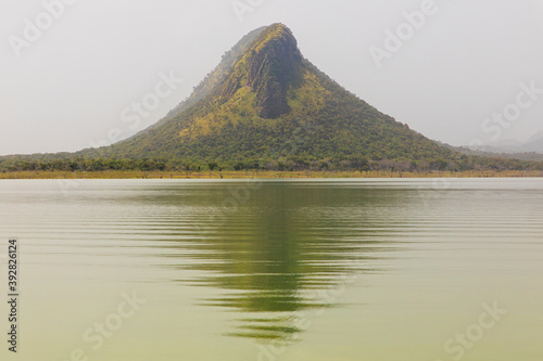 Mountain in Ghana Bui National Park 