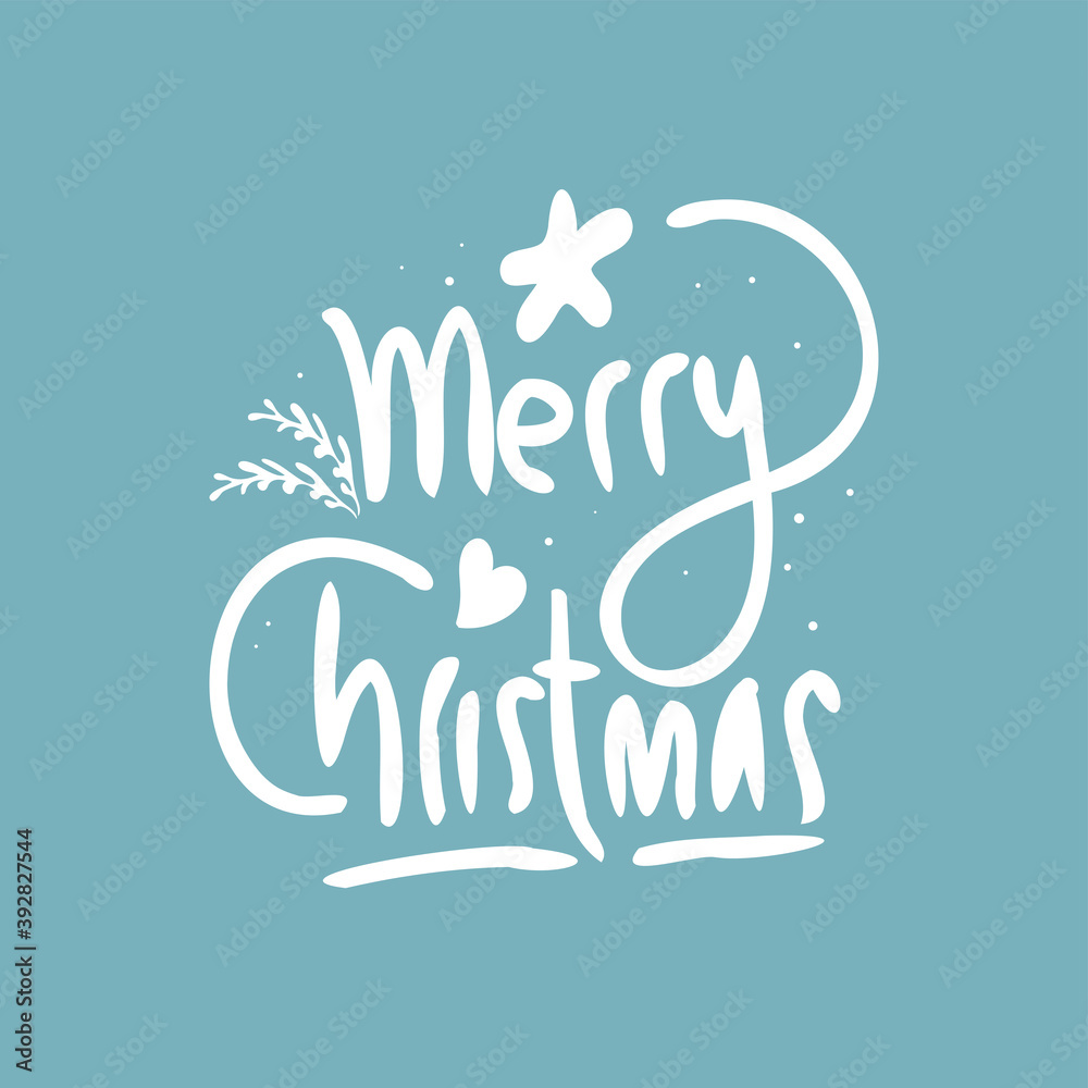 Merry Christmas Hand Lettering design, usable for banners, greeting cards, gifts etc. Merry Christmas Hand Lettering design, usable for banners, greeting cards, gifts etc.