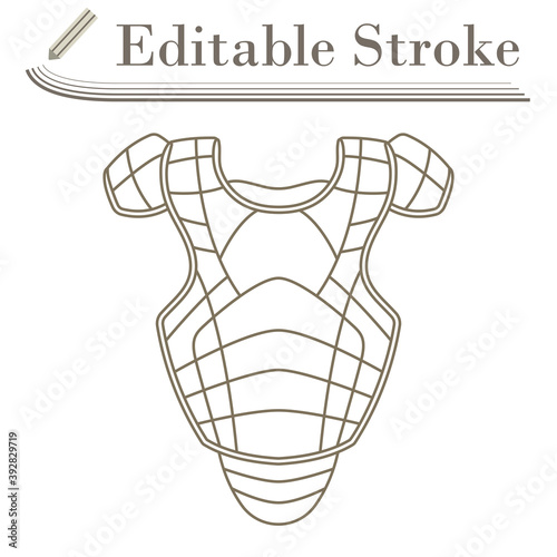 Baseball Chest Protector Icon
