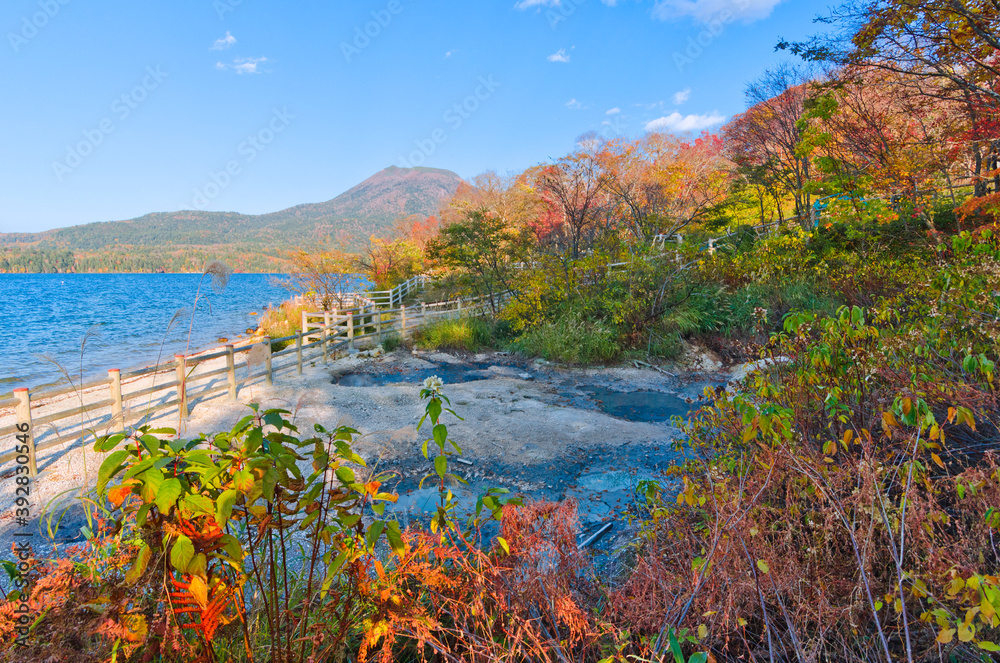 The nature trails at Lake Akan, Hokkaido, Japan