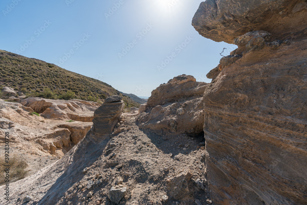 Sediments from an old mine in southern Spain