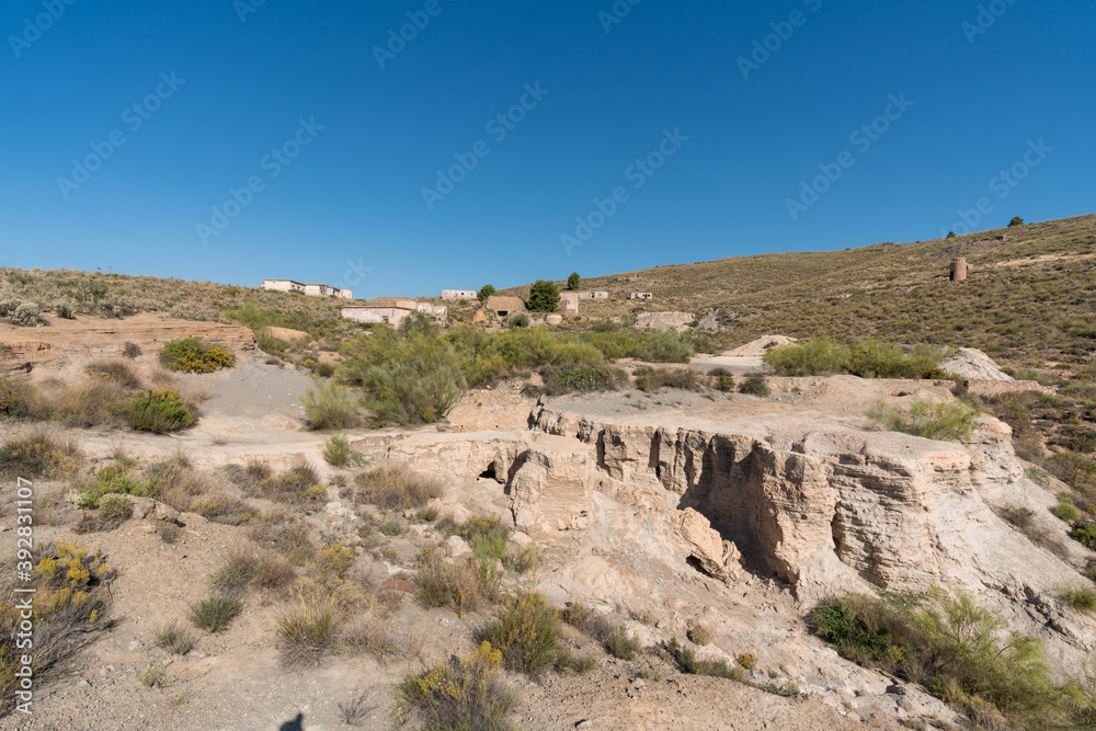 Old mining complex in southern Spain Old mining complex in southern Spain