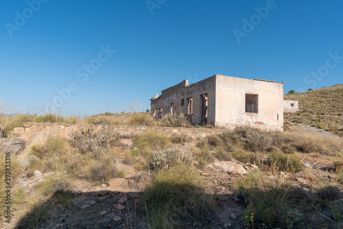 old house of a mining complex in southern Spain