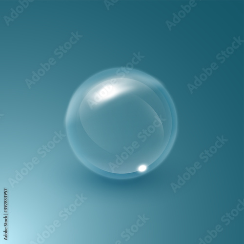 Soap water bubble