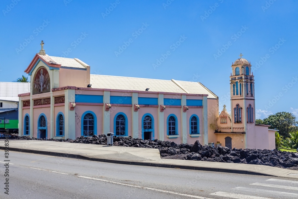 Notre Dame des Laves, a catholic church on Réunion island