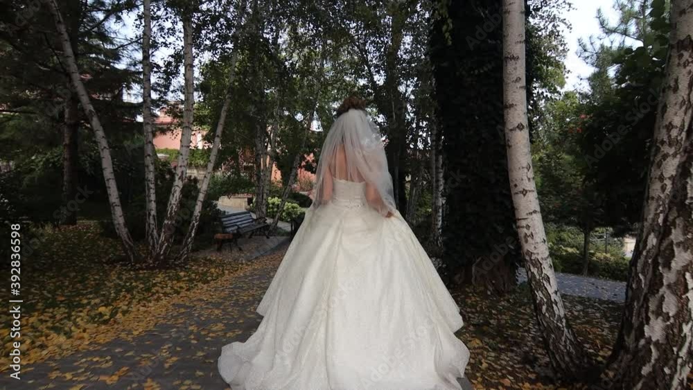 the bride runs in a white dress the bride runs in a white dress