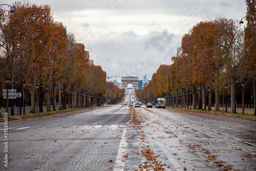 Canvas Print les champs Élysées à paris